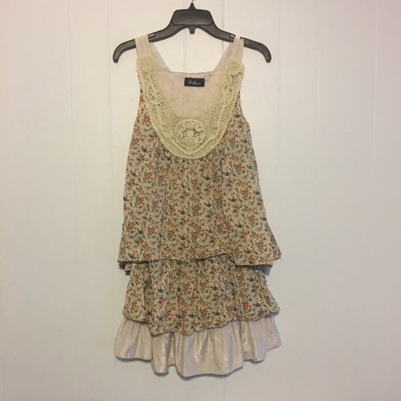 Wish brand floral print dress with ruffles - Picture 1 of 8